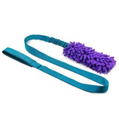 China Sustainable MEDIUM Mop Bungee On Long Strap Microfiber Mop Toy For Dogs for sale