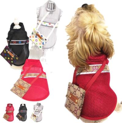 China Breathable Mini Outdoor Dog Saddlebag Carrying Dog Saddle Bag Backpack For Travel for sale