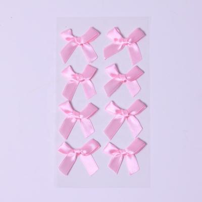 China Waterproof+Eco-friendly Fabric tape ribbon stickerbowknot weaving sticker for sale