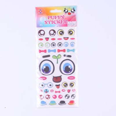 China Waterproof+Eco-friendly Puffy Sticker High Quality Cute Cartoon Adhesive Sticker for sale