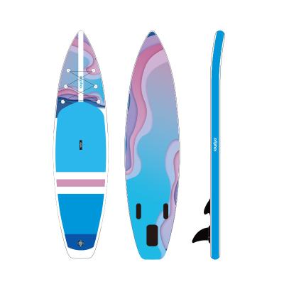 China OEM/ODM Unisex Customized New Design Inflatable Custom Logo Inflatable Yoga Paddle Touring Inflatable Racing Rack Up Air Board for sale