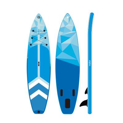 China OEM/ODM Unisex SUP New Style Inflatable Inflatable Total Surfboard Inflatable Rack Up Paddle Board 12' For Traveling Racing Yoga for sale