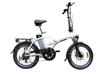 China 250W Brushless motor Alloy foldable / Folding Electric Bike li-ion battery for sale