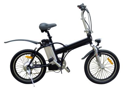 China 250W 36V lithium battery Mini Electric motorized folding bicycle with brushless motor for sale