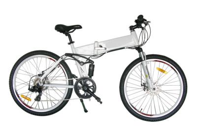 China White or Red color folding electric mountain bike 26 inch for women or men for sale