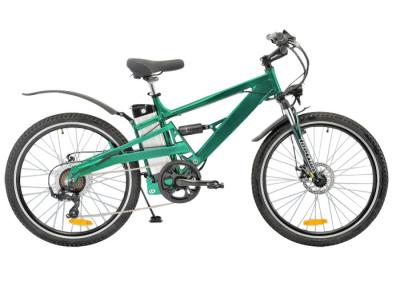 China High configuration Green Color mountain e bike 500W  Brushless hub motor for sale