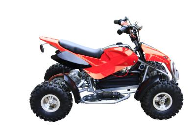 China Minivoertuigen met vier wielen Elektrische Vierling atv voor de jeugd, 500W kettingstransmissie Te koop