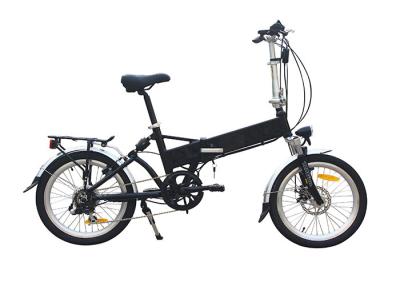 China Black Lightweight Folding electric bike 250webike 36v10ah Aluminum Alloy frame for sale