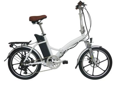 China Alloy Frame Foldable Electric Bike with 36 Voltage , 10 Ah Lithium Battery and USB Plug for sale