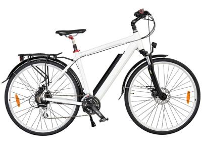 China Mens High End Electric Bike with Down Tube Battery and Front / Rear Tektro Disc Brake for sale