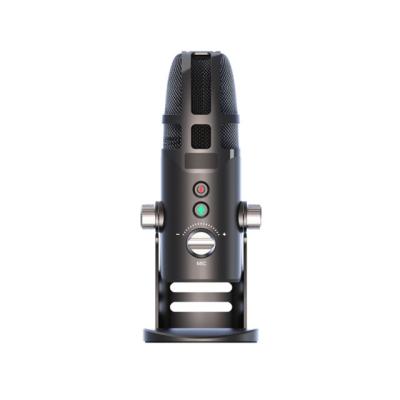 China Condenser microphone computer live broadcast K song recording PS4 game microphone RGB colorful breathing built-in s en venta