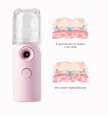 China new Amazon best seller USB Rechargeable Portable Humidifier Facial Steamer Water Replenishing Instrument zu verkaufen