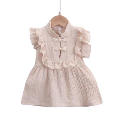 China Anti-wrinkle summer girl princess skirt pure color sleeveless children skirt children's princess skirt wholesale for sale