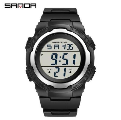 China 2012 Outdoor Sport Alarm SANDA LED Watch Waterproof Digital Watches Synchronize Multifunction Wristwatch Relogio MAS culino Men Watch for sale