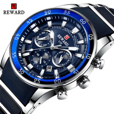 China Chronograph REWARD RD81011M 2022 New Quartz Reward Luxury Watches For Men Business Brave Relogio Masculino Waterproof Wristwatches for sale