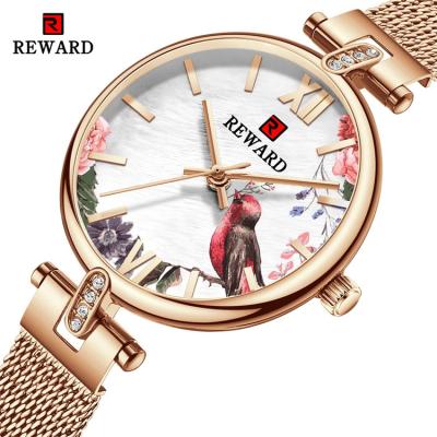 China Reward 22039 Women Wrist Watch Fashion Quartz Watch Water Resistant Waterproof Stainless Steel Ladies Girls Watch Wristwatch For Female 2022 for sale