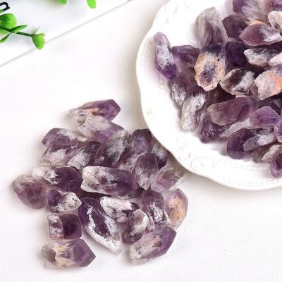 China Wholesale Natural Quartz Crystal Amethyst Irregular Ore Crystal Specimen Collection Decor Mineral Home Gifts Feng Shui Healing Craft for sale