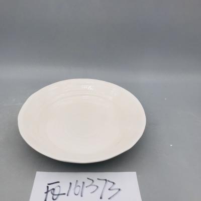 China Cheap Viable Wholesale Porcelain Round Shape White Dish Dish for sale