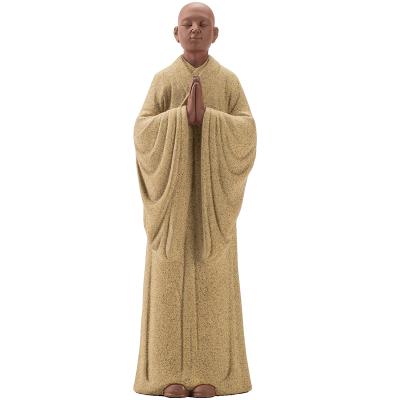 China Whole House Ceramic Statue Monk Ornaments Sale Asia Desktop Decoration for sale