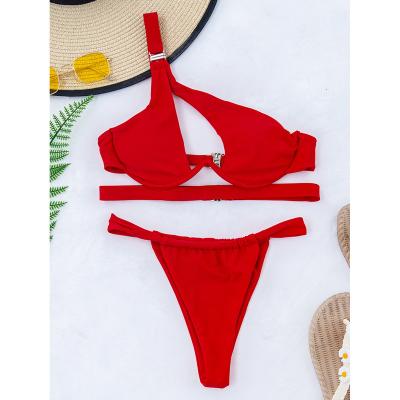 China Quality Assurance/Anti-Pilling Swimdress Swimdress Red/Black Nylon Sustainable For One Piece Swimsuit Sports for sale