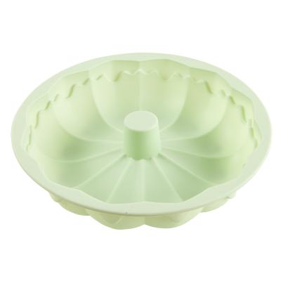 China Food Grade Sustainable Premium Tools Silicone Mold Cavity Round Silicone Cake Mold for sale