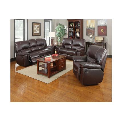 China Modern Storage New Design Sectional Recliner Leather Sofa Cinema Recliner Sofa Set For Living Room Set for sale