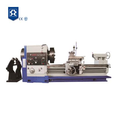 China Horizontal Lathe Metal Threading Factory Piping Lathe Turning Machine Tool for sale