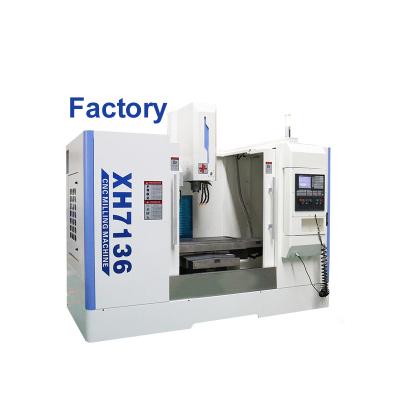 China Factory High Precision 3 Axis Machining Center CNC Vertical Machining Center XH7136 for sale