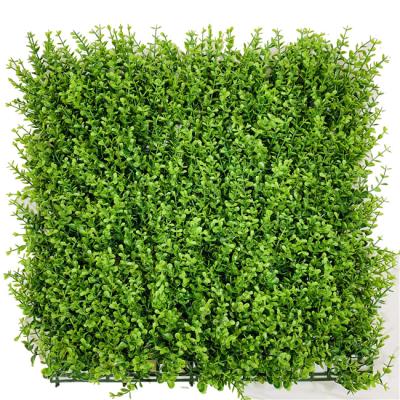 China Artificial Green Leaves Wall Art Decor Custom High Quality Vertical UV Proof Artificial Green Garden Decoration for sale