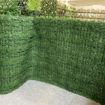 China Easily Gathered New 1x3m Artificial Hedge Screening Plastic Conifer Fencing Decorative Trellis Metal Screen Fence for sale