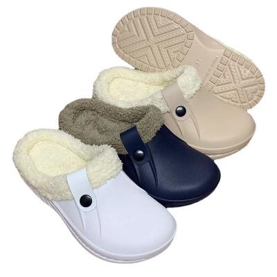 China Fashion trend manufacturer winter new home slippers female thick bottom fashionable warm slippers cotton warm slippers for sale