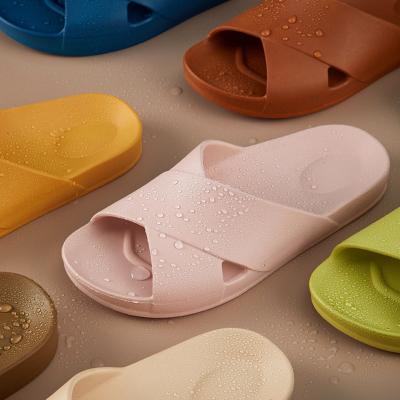 China 2021 Fashion Trend Man Lady Eva Summer Home Slippers New Arrival Bedroom Indoor Slippers for sale