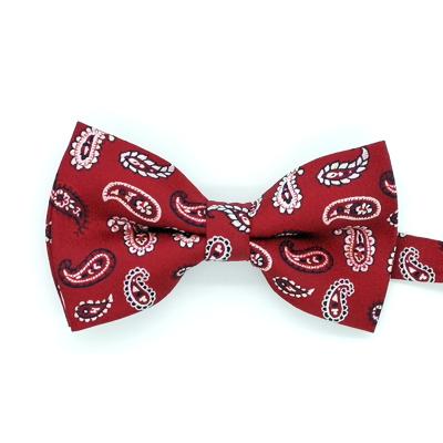 China Wholesale High Quality Custom Printed Woven Fashion Design Bow Tie Men And Women Universal Bow Tie for sale