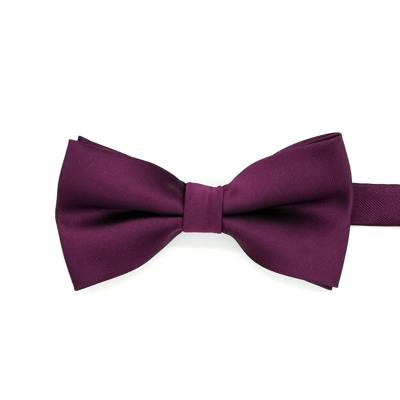 China Factory Made Cheap High Quality Luxury Men's Party Bow Tie Solid Color Bow Woven for sale