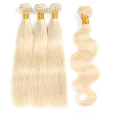 China 613 Silky Straight Blonde Wave Straight Bundle And Closure Deals Bundles Frontal Piece Mink Bundle Hair With Closure Wavy Hair Lace Frontal Piece for sale