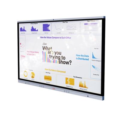 China 85 Inch Indoor LCD TV Panel Touch Screen Smart Interactive Whiteboard Wholesale for sale