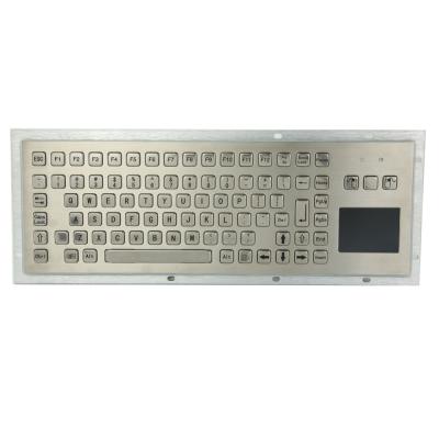 China 2020 Industrial Kiosk Custom Full Metal Embedded Keyboard With Touchpad for sale