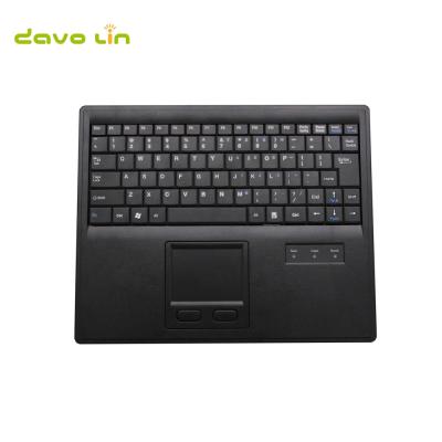 China Plastic Numeric Keypad 84+2 Keys Laptop Computer Keyboard With Industrial Touchpad Kiosk Touchpad Numeric Keypad for sale