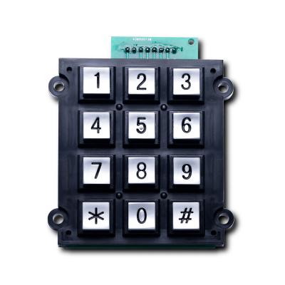 China Double Side PCB With 3*4 Gold Finger Locks Digital Door Lock Access Control System Mini Rugged Matrix Industrial Metal Waterproof Keypad for sale