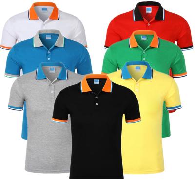 China Anti-Wrinkle Custom Design Quick Dry 100% Cotton Man Golf Polo T-Shirt Shirts Your Own Brand Polo Shirt Short Sleeve Men for sale