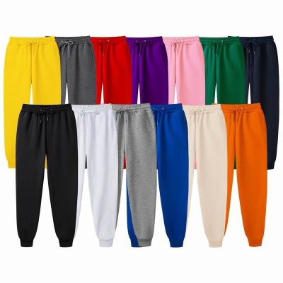 China 2022 Custom Made Logo Printing Men's Sweatpants Skin-friendly And Comfortable Anti-wrinkle High Quality Fitness Pure Cotton for sale