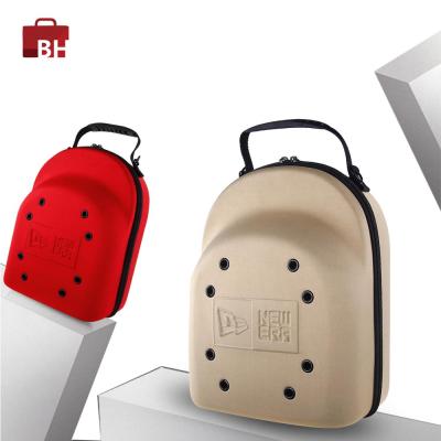 China Fashional Waterproof Custom Printed Sports Hat Carrier Case Baseball Hat Travel Bag For Outdoor Activities for sale