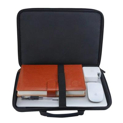 China 13.3 Inch EVA Waterproof Custom Hard Cover Computer Sleeve Leather Carrying Case For Laptop for sale