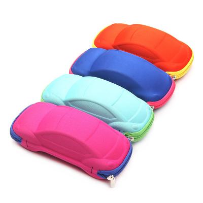 China Waterproof Custom Car Shaped Fashion News Design EVA Glasses Case Sunglasses Hard Zipper Case Box for sale