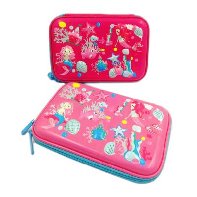 China Multifunctional Custom Made Kids Eva Cute Carrying Pencil Case for School for sale