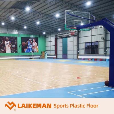 China Indoor pvc non slip pvc flooring badminton stadium gymnasium/indoor pvc sports flooring basketball court/table tennis court for sale