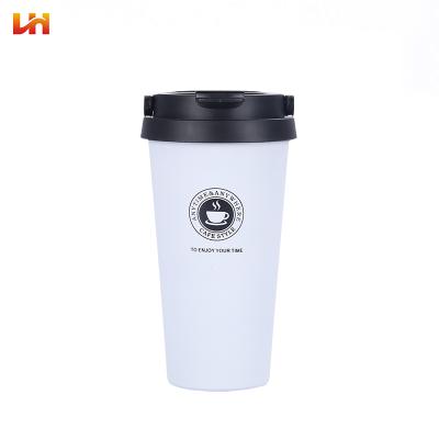 China Portable Vacuum Stainless Steel PORTABLE Printed Coffee Mug Carry Built-in Water Cup for sale