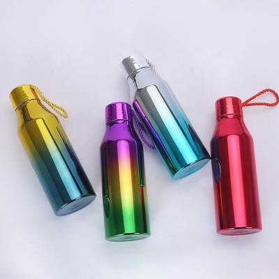 China Custom Logo Stainless Mugs Flasks PORTABLE For Car Travel Drinks Mini Cute Vacuum Cup Water Bottle for sale