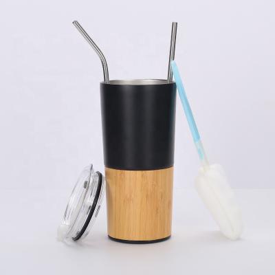 China Makaron Best Selling Bamboo Mug Viable Car 20oz Portable Coffee Mug for sale