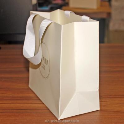 China Recyclable Custom Printed Paper Jewelry Bag for sale